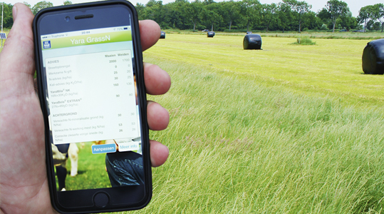 Honderden Vlaamse en Nederlandse melkveehouders plannen tweede gift met de GrassN app