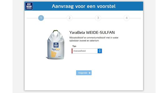 Snel een offerte van YaraBela WEIDE-SULFAN: nieuw en toch vertrouwd