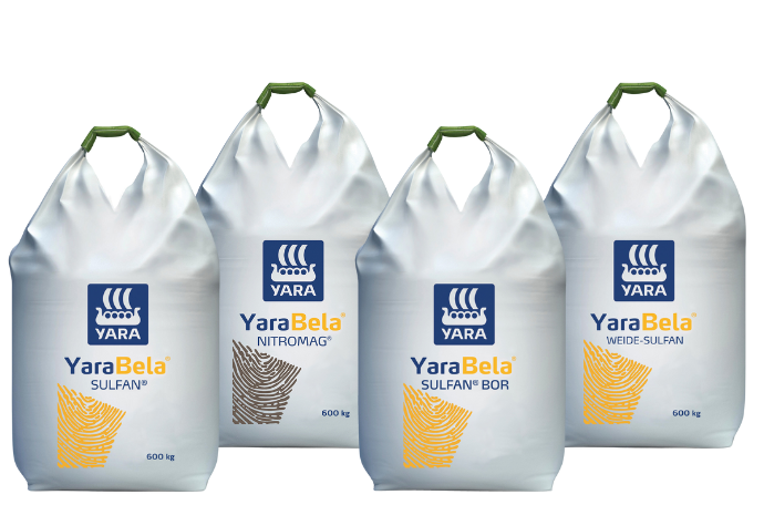 Boeren staan bij Yara Big Bags
